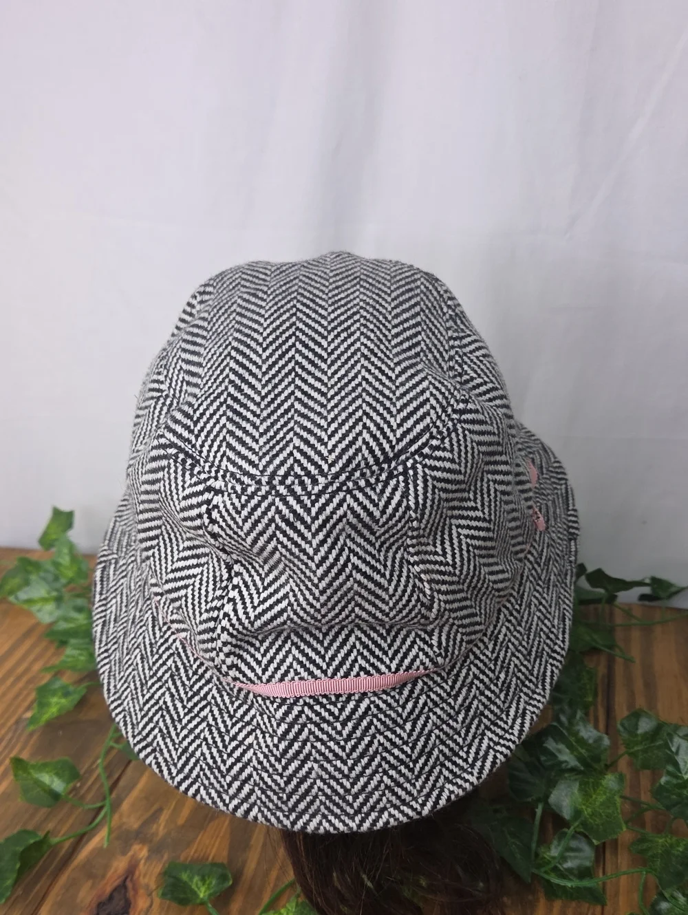 J.Crew. Herringbone Bucket Hat. Size M/L. Wool Blend. EUC